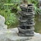 Gardenised Decorative 4 Tier Rock Look Water Fountain with LED Rolling Glow Ball for Home and Garden QI004590 - alternate 10